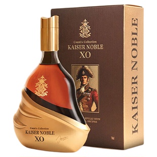 【买1送1 法国进口洋酒白兰地700ml可乐桶正品洋酒XO白兰地酒送礼