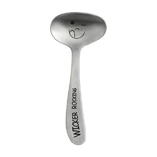 卡罗特儿童长柄刀叉餐具笑脸304不锈钢吃饭勺子叉子调羹勺子叉子