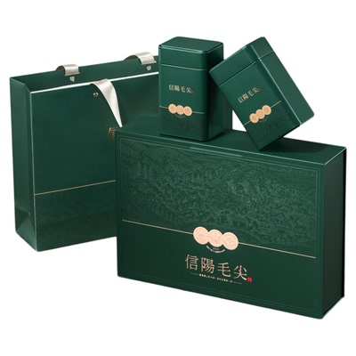 信阳毛尖2025新茶绿茶礼盒装250g