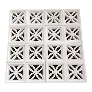 水泥花窗围墙装饰砖仿古造型花砖庭院围墙窗花砖雕透水泥镂空窗花