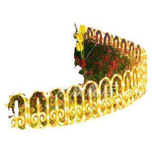 太阳能户外围栏灯庭院造景布置小院氛围灯花园栅栏圣诞装饰草坪灯