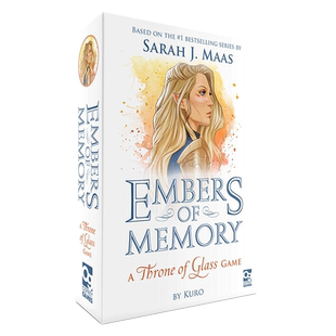embers of memory: a throne of glass game 玻璃王座系列游戏书:记忆的余烬 游戏卡片 英文原版 纯全英文正版英语书籍