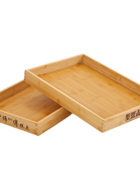 木质托盘竹木面包展示盘子