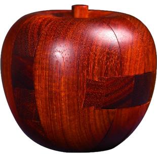 红木苹果鲁班锁孔明锁puzzle榫卯拼装玩具平安成人圣诞节生日礼物