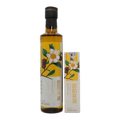 酉阳茶油600ml炒菜优质山茶油纯正山茶油【自播】