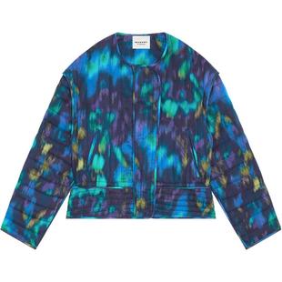 MARANT ETOILE GELIO扎染印花休闲外套女