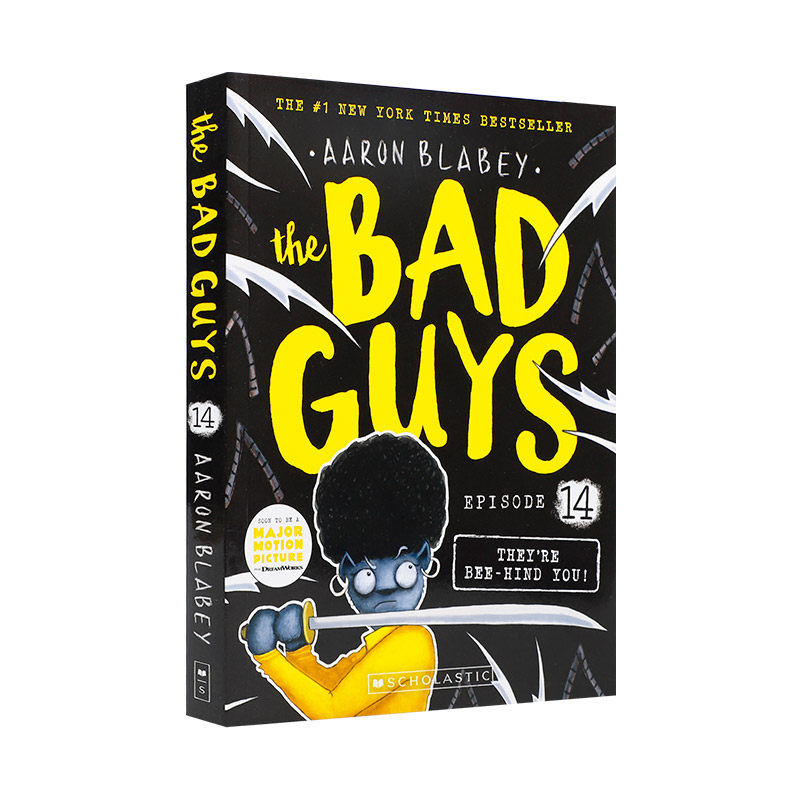 英文原版The Bad Guys - Episode我是大坏蛋#14: They're Bee-hind You! 坏蛋联盟 儿童课外漫画阅读英语文学图画小说故事书平装