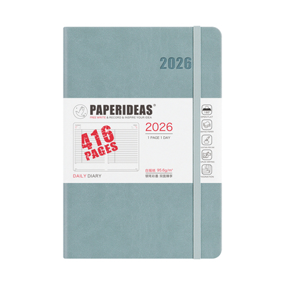 26年一日一页95.6g白瑶纸日程本