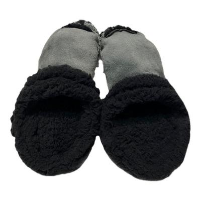 洞洞鞋加绒内胆冬季保暖鞋套加厚毛绒套可拆卸棉套毛毛内衬