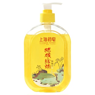 上海药皂硫磺除螨液体香皂380g