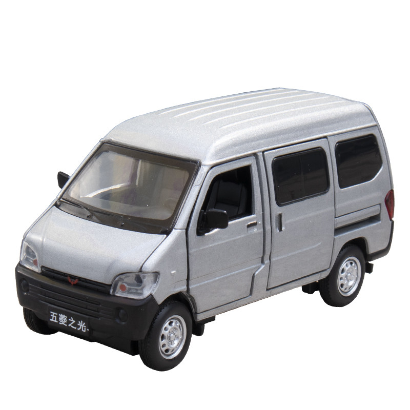 五菱合金面包车玩具模型