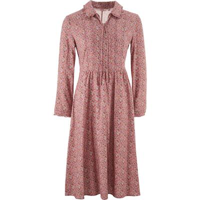 渔牌秋装女款2024年新款松弛感宽松遮小肚子长袖连衣裙子FGGC0058