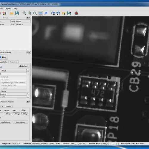 Smartek GC1281M & Computar 35mm