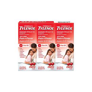 【买一赠二】美国直邮Tylenol 泰诺儿童退烧解热口服液缓解疼痛