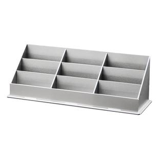 亚克力透明名片座高档酒店前台大容量透明亚克力商务卡片名片收纳盒创意桌面多格名片盒个性名片夹可定制logo