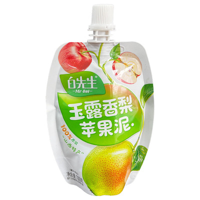 白先生杏子桃子泥玉露香梨苹果泥