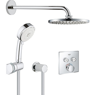 高仪Grohe德国卫浴暗装花洒套装嵌入式超大顶喷高端智能恒温淋浴