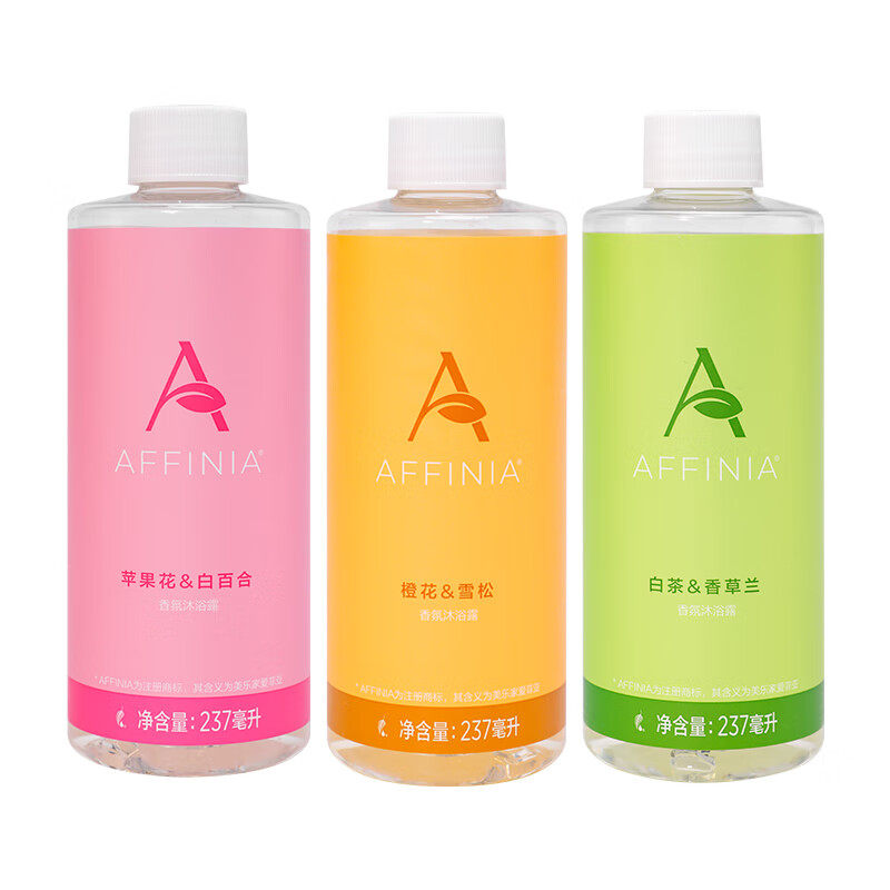 【假一罚十】美乐家爱菲亚香氛沐浴露237ml苹果花润肤乳官方正品