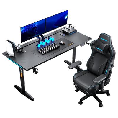 安德斯特巡航战士max 电竞桌pro双电机电动升降桌实木桌子电脑桌