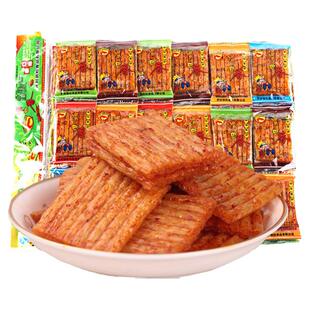 嘴巴香辣条毛劲松官方大刀肉旗舰店小辣条零食麻辣儿时辣片小包装