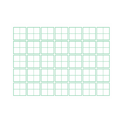 定制白板笔写磁性书法田字格字帖