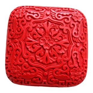 秀水中国特色 外事出国留学礼品 雕漆首饰盒 漆器盒 送老外礼物