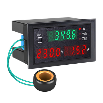 瓯新五显电表智能高精度0-100A