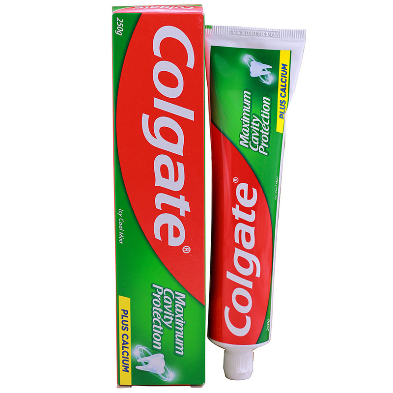 香港版Colgate高露洁牙膏冰爽薄荷型牙膏清新防蛀高钙进口正品