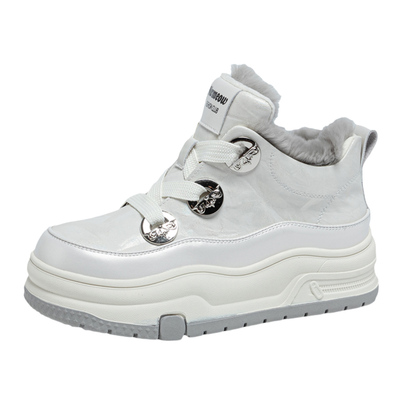 加绒加厚雪地靴女2025新款冬季