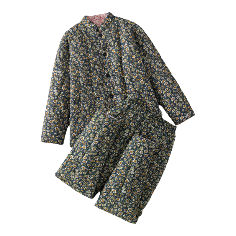 女士纯手工棉袄棉裤套装棉衣棉服