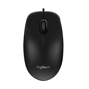 罗技M100r有线鼠标usb台式笔记本电脑办公游戏家用左右手通用男女