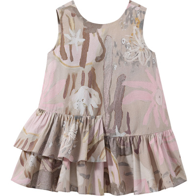 英氏乐尚女童夏季荷叶边公主裙