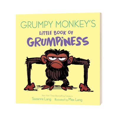 英文原版 Grumpy Monkey's Little Book of Grumpiness 暴躁猴的暴躁小书 纸板书 英文版 进口英语原版书籍儿童外文书