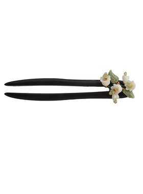 陌上芊古风铃兰花贝壳簪子发饰品