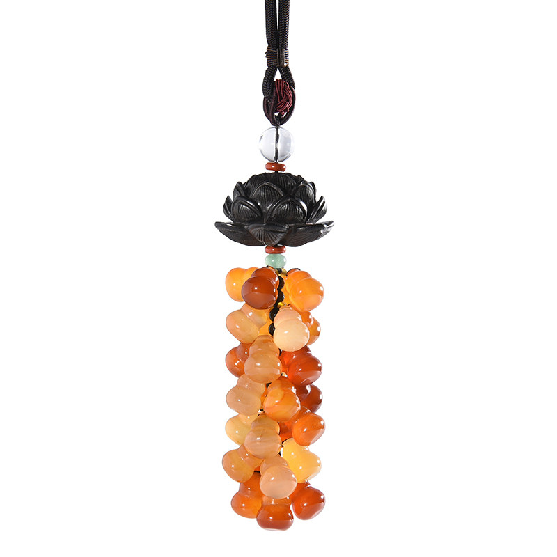 幼赞贝贝汽车挂件玉葫芦莲花饰品