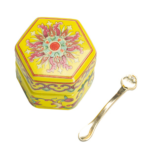 古法手工香膏珐琅彩浪漫东方香韵精巧便携优雅锁香清新持久留淡香