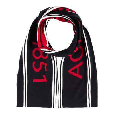 【100%绵羊毛】冬季保暖撞色围巾