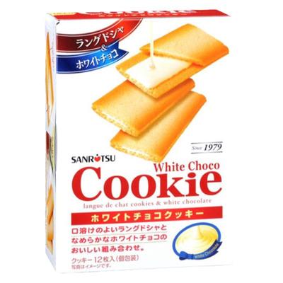 三立日本白巧克力90g夹心饼干