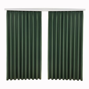 加高全遮光窗帘成品2025新款自建房落地式客厅卧室防晒隔音棉麻布