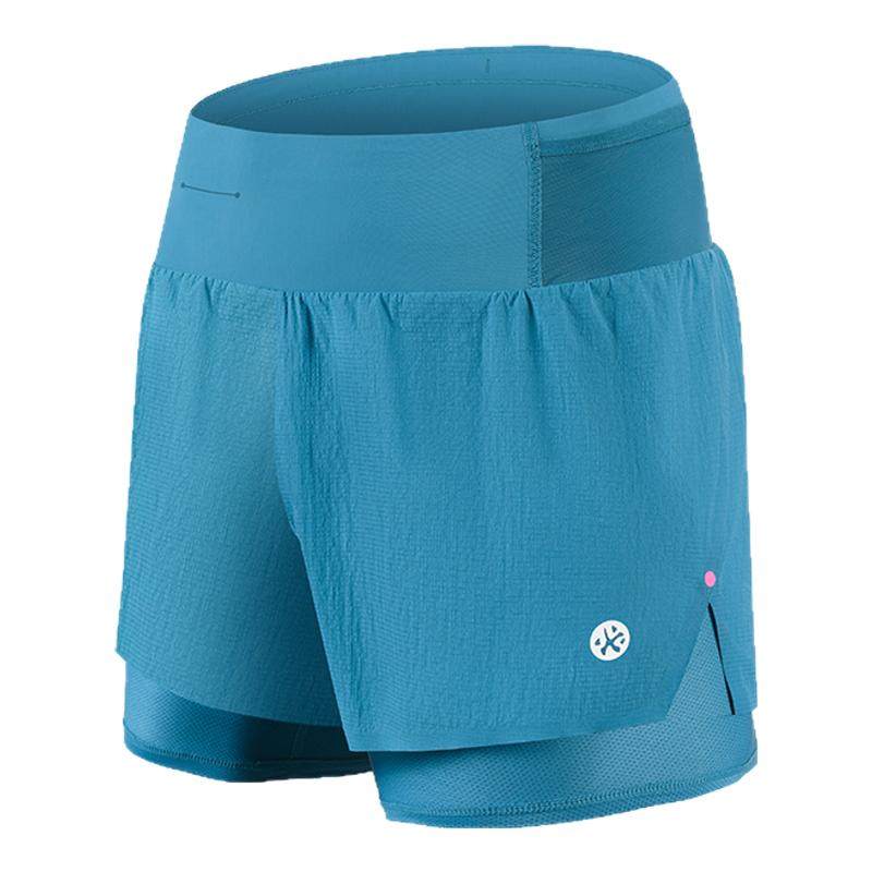 必迈跑步竞速短裤2寸二合一男士马拉松夏季透气速干户外运动裤