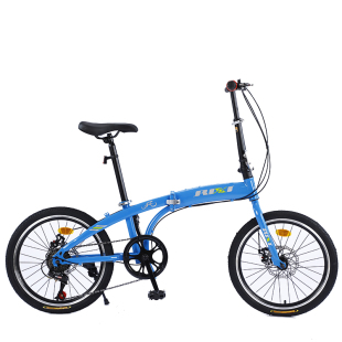 20寸变速成人儿童中大童学生男女式单车轻便实心胎通勤折叠自行车