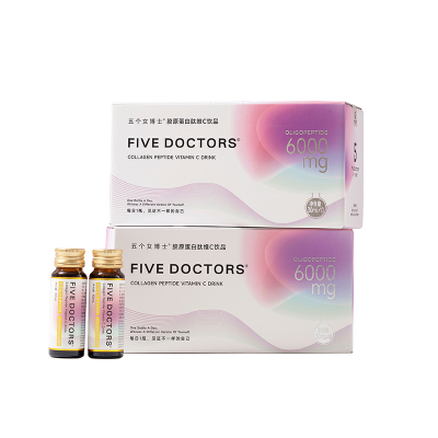 五个女博士胶原蛋白肽饮易吸收