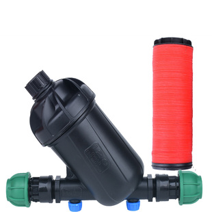 农用叠片网式过滤器农用泵微喷滴灌大棚喷灌滴带滴管碟片过滤系统