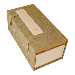 水韵墨影 章谱印谱宣纸册页加厚空白盖章用手工生宣书法作品铃印篆刻收藏 高档密封作品用 可定制尺寸