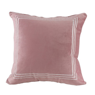 红色沙发抱枕套不含芯45x45靠垫套55x55客厅办公室网红双面绒靠背