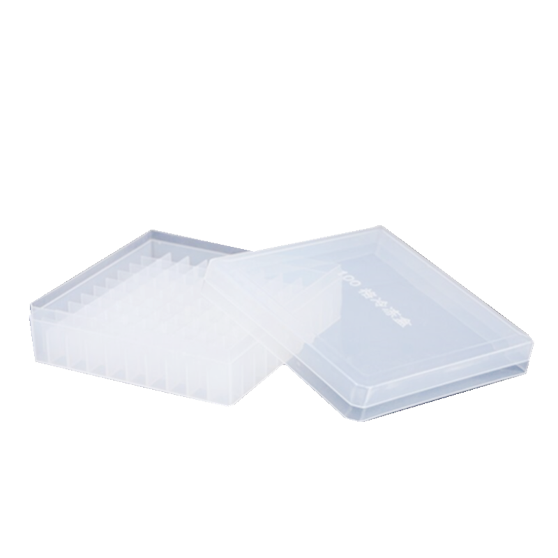 100格塑料冷冻盒冻存菌种1.8ml2m实验室冷冻管耐低温高温样品存储