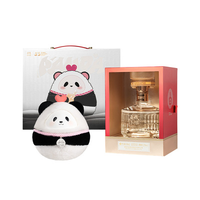 【新年礼物】五粮小坛x熊猫工厂联名花坛锦簇白酒礼盒五粮液送礼