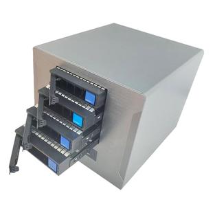 全新4盘位NAS存储机箱热插拔ITX主板双全高PCI槽FLEX电源SATA/SAS