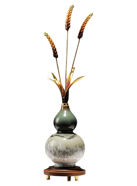 麦穗葫芦摆件高级感乔迁新居礼品