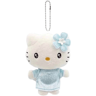 (国现)日本三丽鸥水色天使Hello kitty毛绒挂件水蓝色kitty正品礼